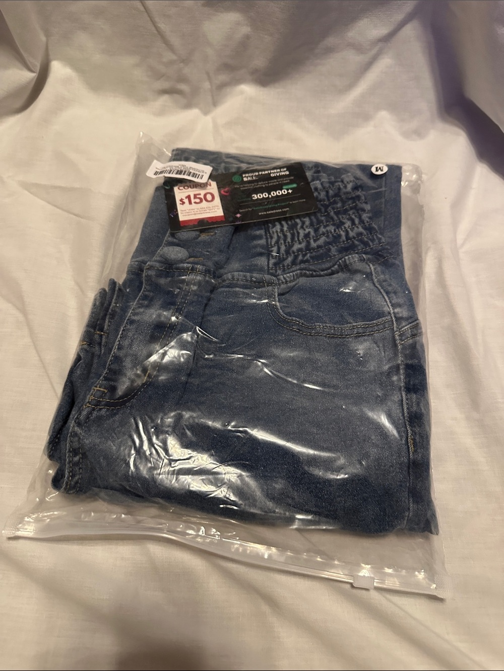Dark Blue Denim Jogger Jeans